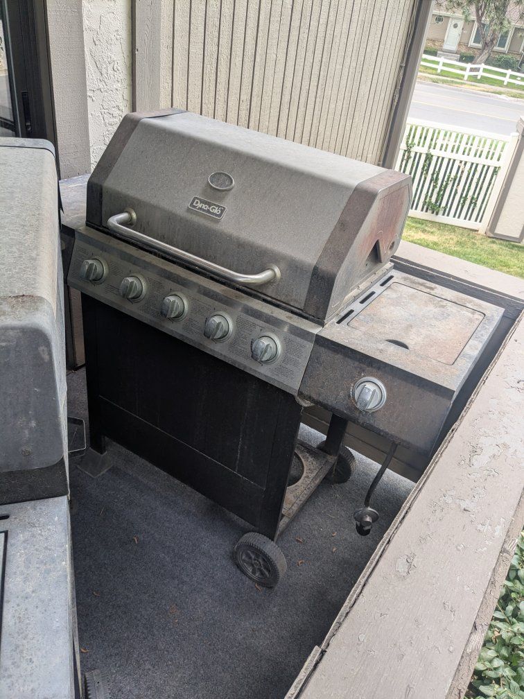 2 five burner grills - functioning