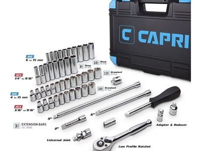 Capri Tools 1/4" Drive Master Socket Set