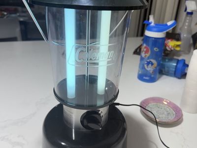 Coleman Rechargeable Fluorescent Camping Lantern with 12V Car Adapter
