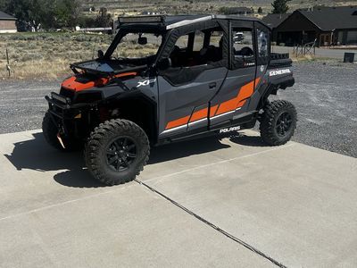 Polaris General XP 4 1000 Side-by-Side UTV - Grey/Orange, 4-Seater