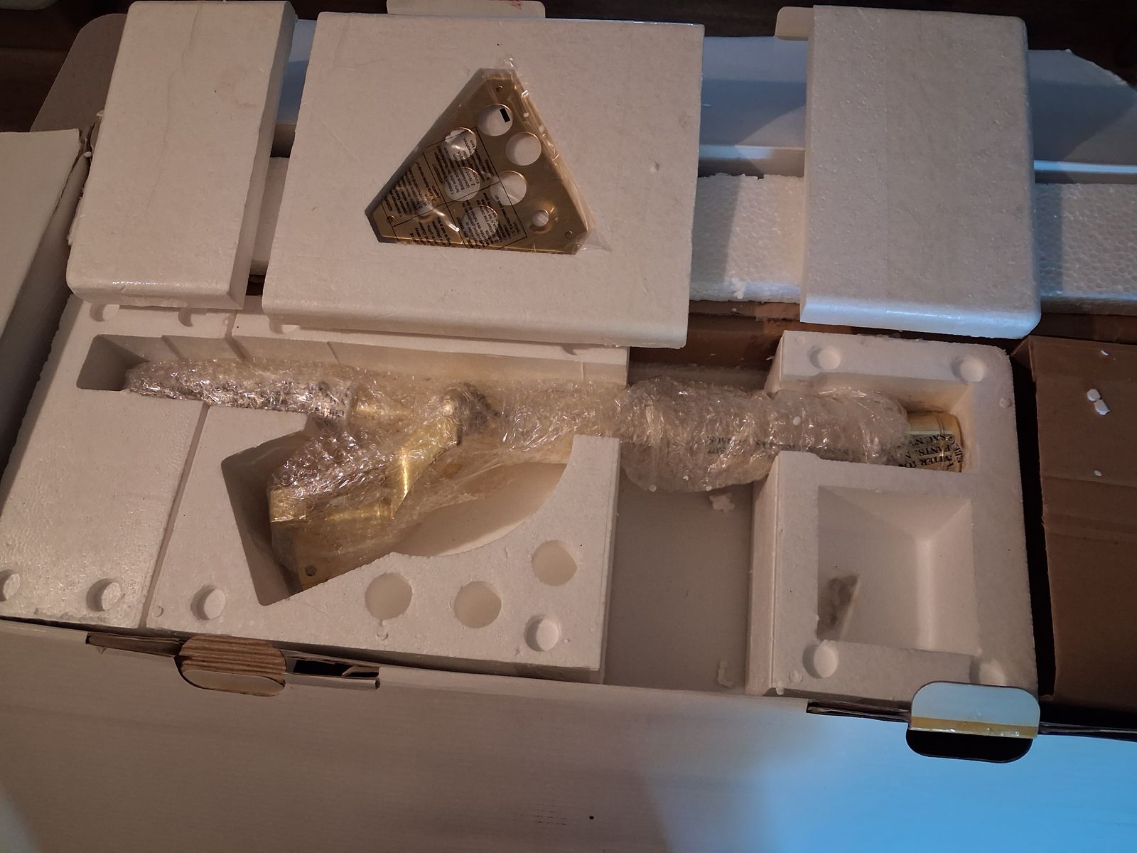 orbitor deluxe full size brass telescope.