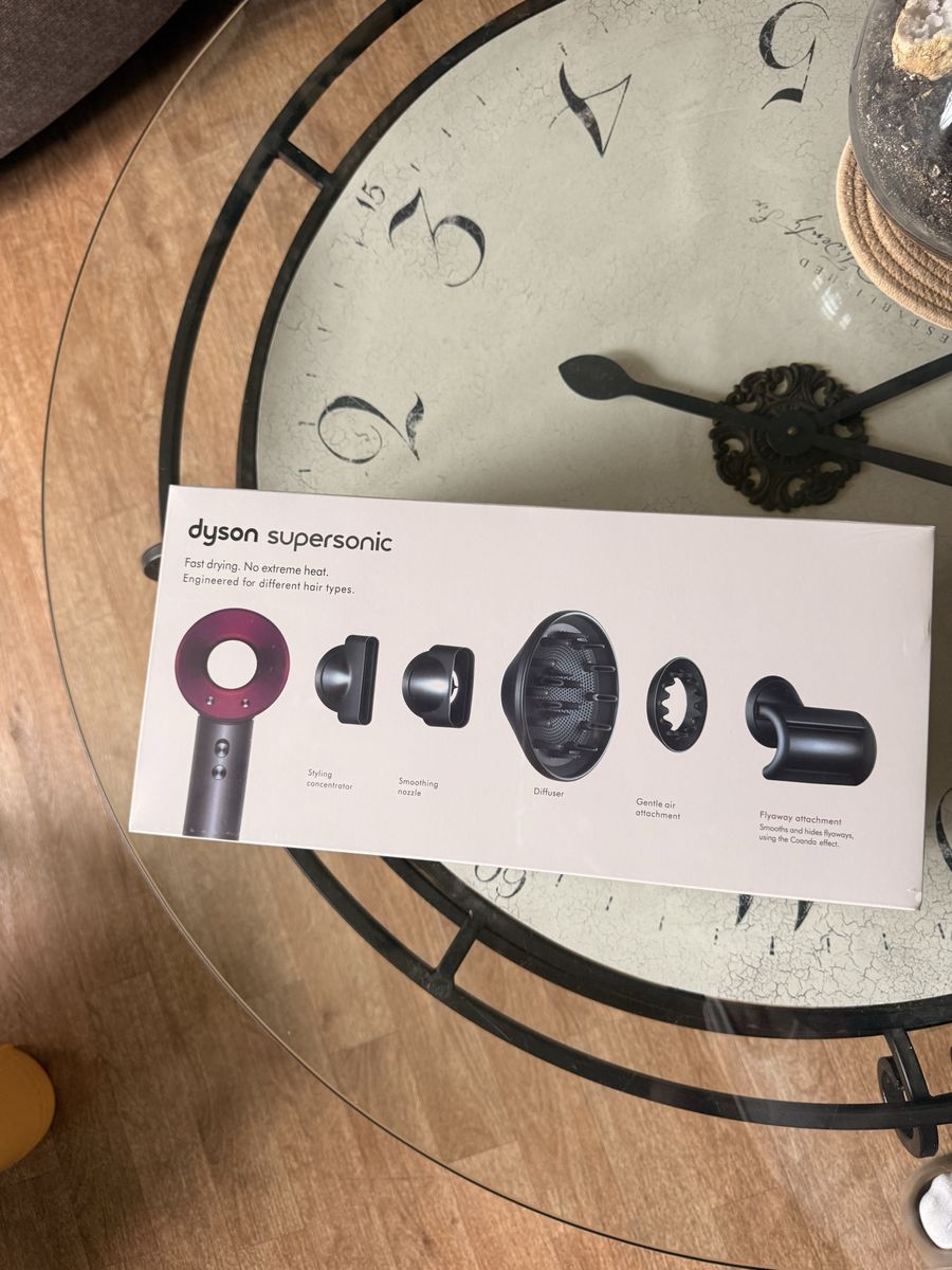 Dyson Supersonic Hair Dryer Attachments - New in Box - Styling Concentrator, Diffuser, Smoothing Nozzle