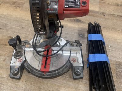 7-1/4 In. Single Bevel Compound miter Saw With Stand