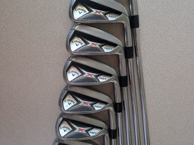 Callaway X Hot Pro irons, 5-P, A.