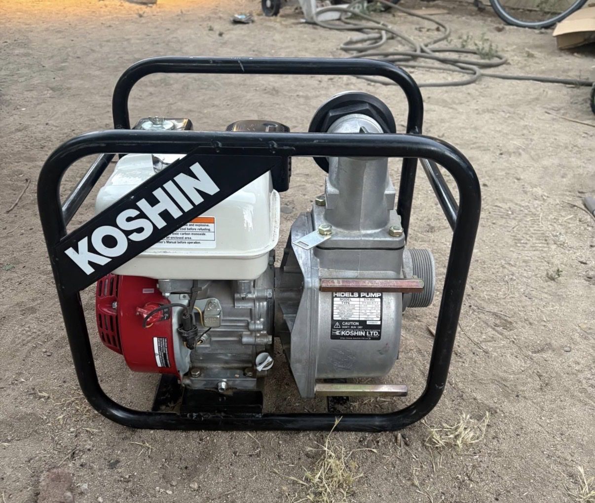 Honda GX160 Koshin Water Pump