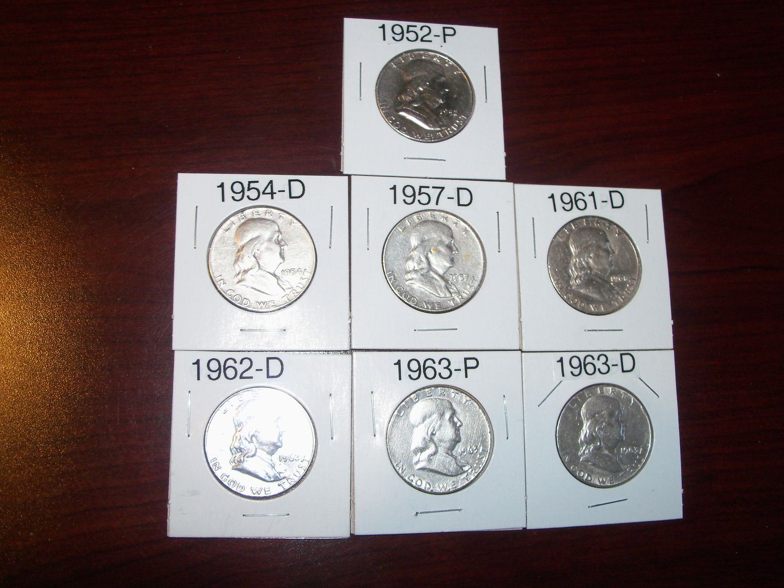 Franklin Half Dollars, 90% Silver