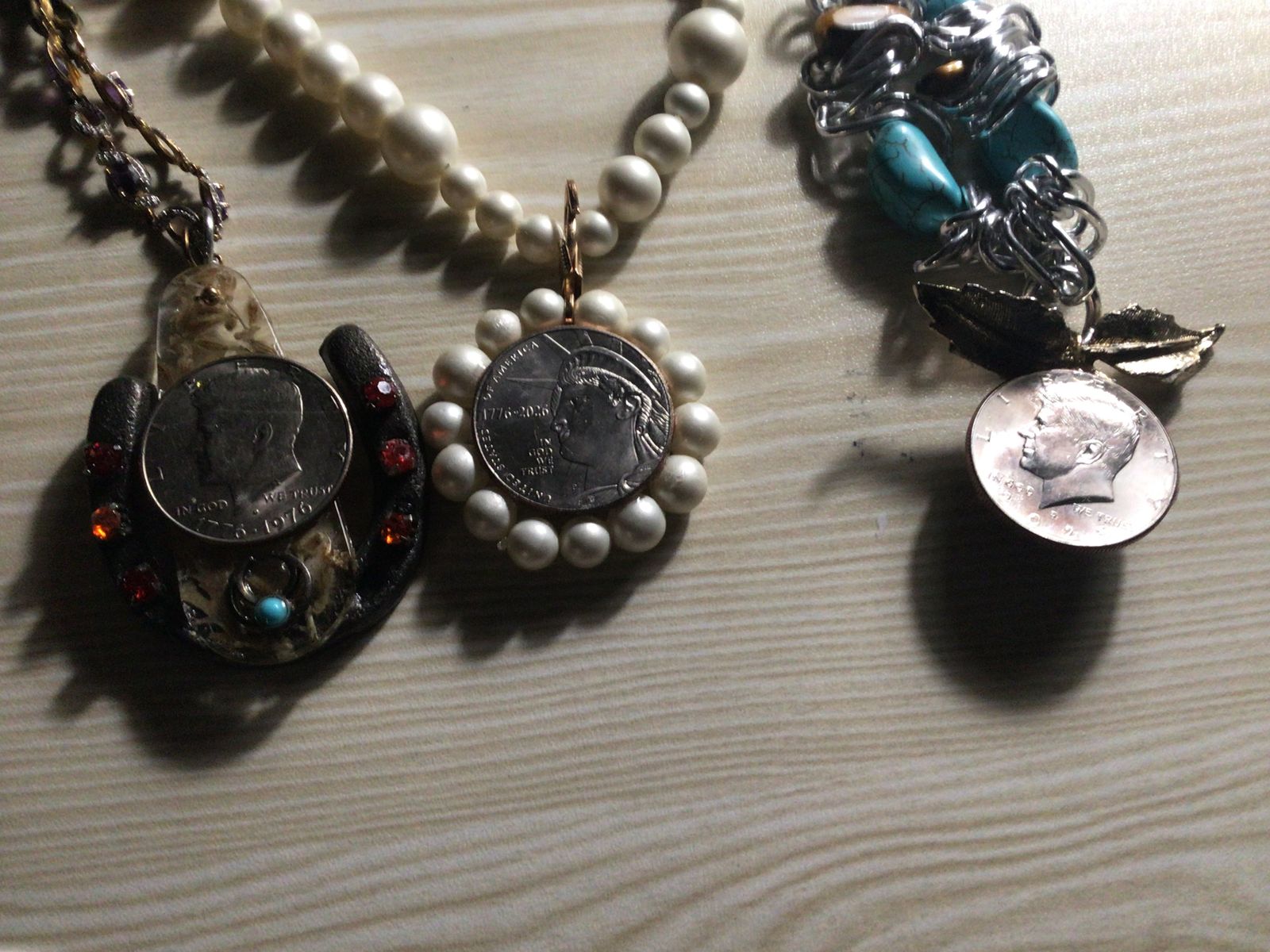 Coin necklaces