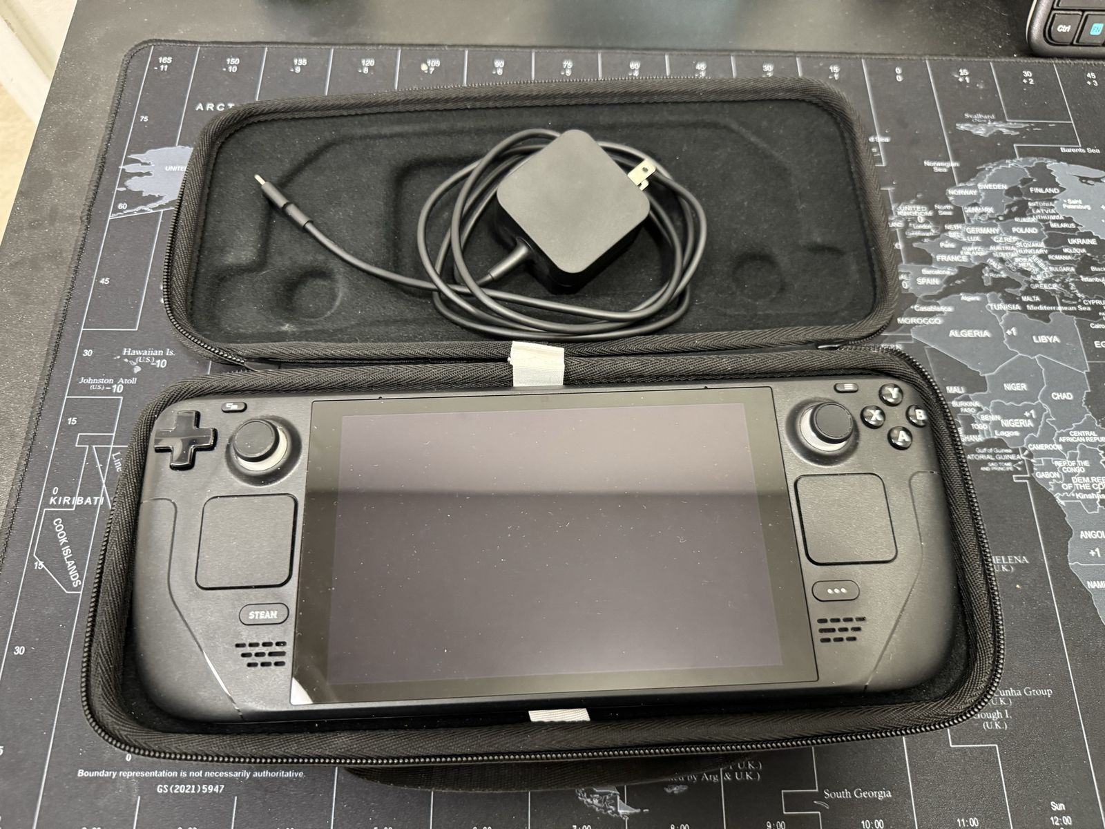 Steam Deck 64GB Portable Gaming Console with Case & Charger