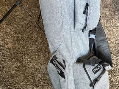 PING Hoofer Lite Stand Golf Bag - Grey, Lightweight, Multi-Pocket Design
