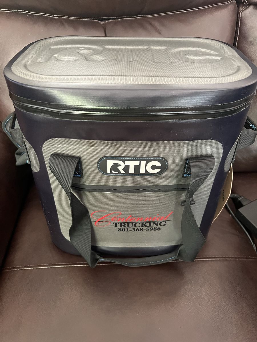 RTIC Soft Cooler 20 | Gray & Black Portable Insulated Bag with Carhartt insulated lunch Bag