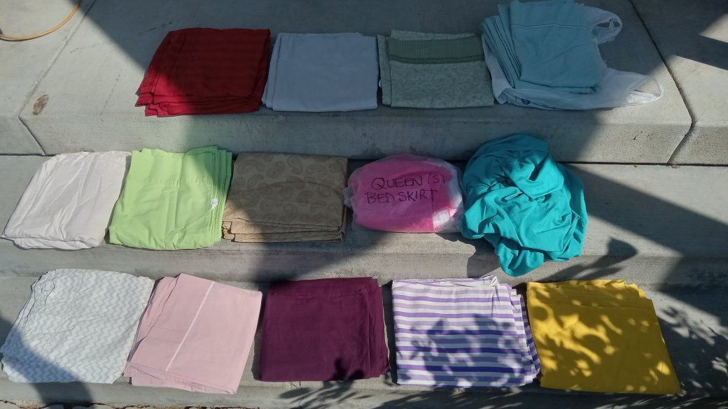 Queen Bedding Sale - Sheets, Complete Set & Bed Skirt