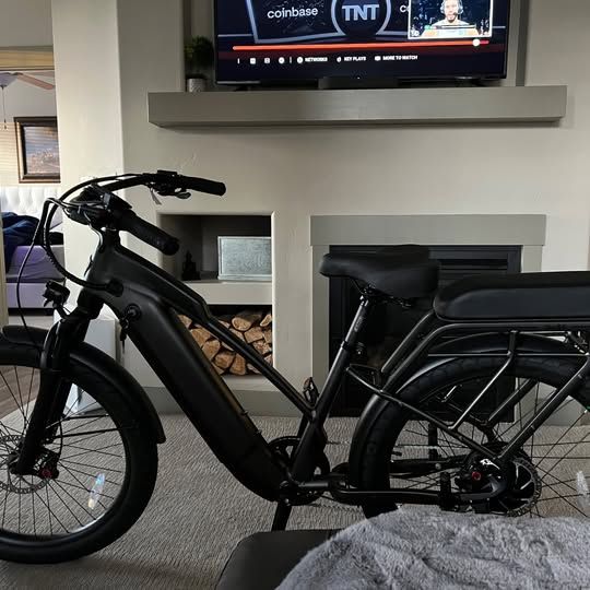 Ride1Up Cafe Cruiser E-Bike – 750W, Passenger Kit, Panniers, Tannus Inserts, 600 Miles