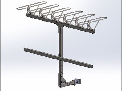 6 place JB Rack vertical bike rack