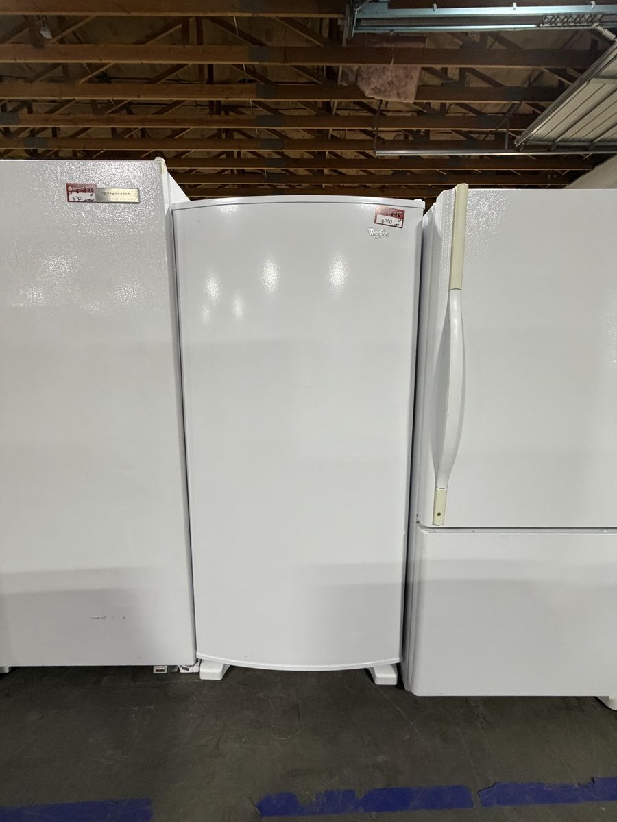 AMAZING DEALS HERE! WHIRLPOOL UPRIGHT FREEZER