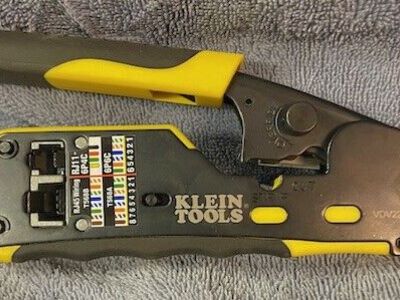 KLEIN VDV226-110 MODULAR DATA PLUG CRIMPER