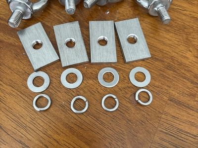 Stainless Steel Tie Down Eye Bolt Kit For Rhino