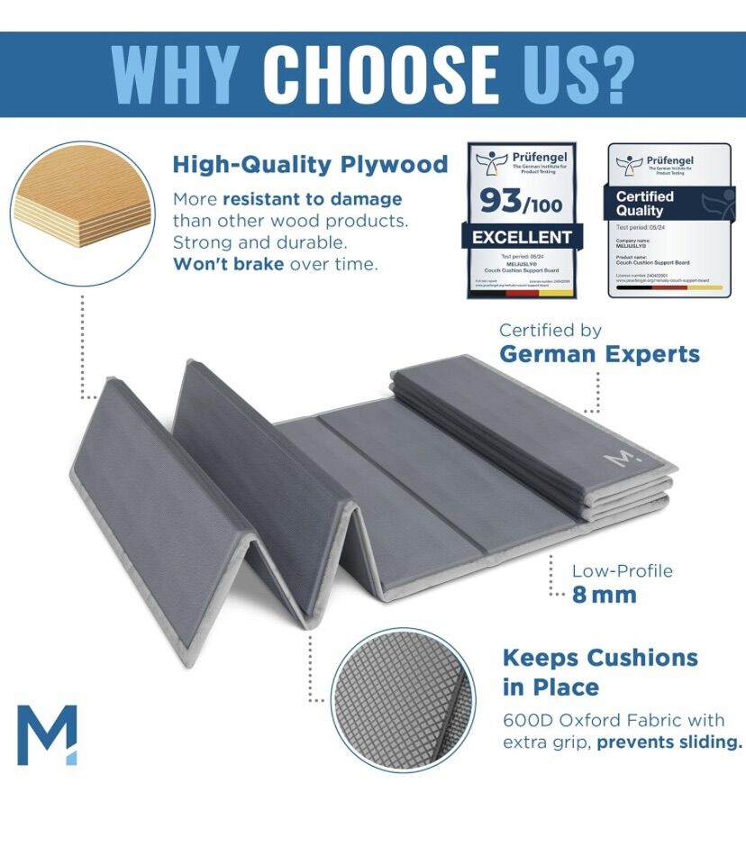 NEW Heavy Duty Couch Support for Sagging Cushions