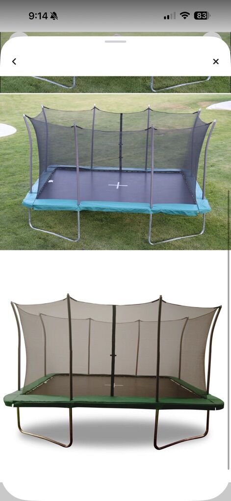 10'x14' Rectangle Trampoline Frame