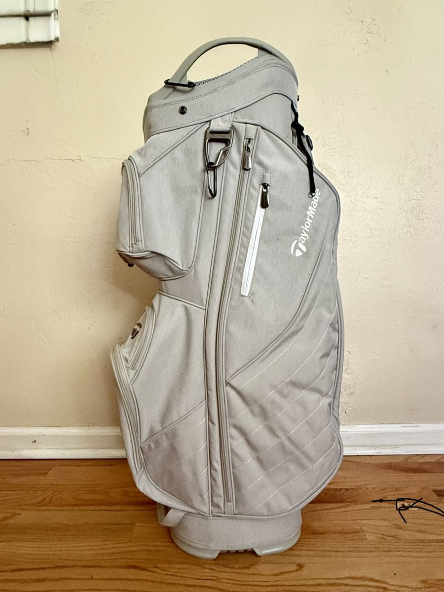 TaylorMade Golf Cart Bag - Light Gray/White - Used Excellent Condition
