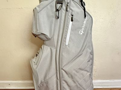 TaylorMade Golf Cart Bag - Light Gray/White - Used Excellent Condition