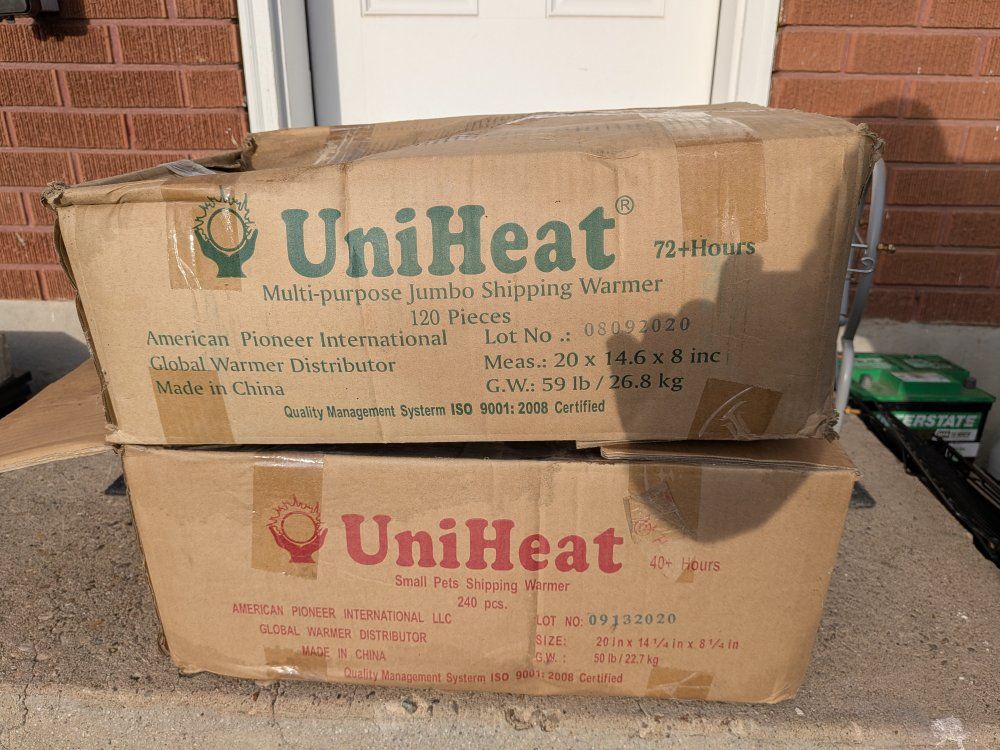 shipping warmers