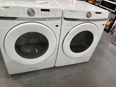 Samsung Front Load Washer and Ventless Dryer Set - White