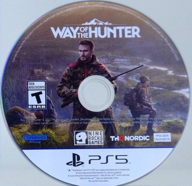 Way of the Hunter PS5 Sony Playstation 5 - Disc only