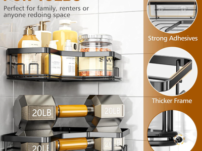New in box 3 Pack Corner Shower Caddy