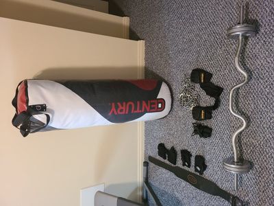 weights punching bag and more