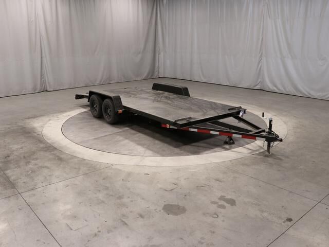7 X 18 Steel Floor Car Hauler 7K Trailer For Sale