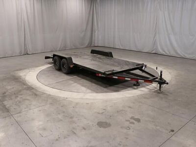 7 X 18 Steel Floor Car Hauler 7K Trailer For Sale