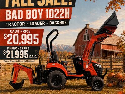 Bad Boy 1022H Tractor Loader Backhoe