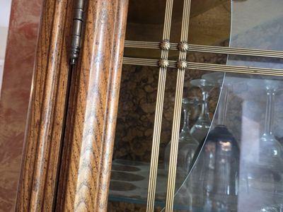 China cabinet with China set