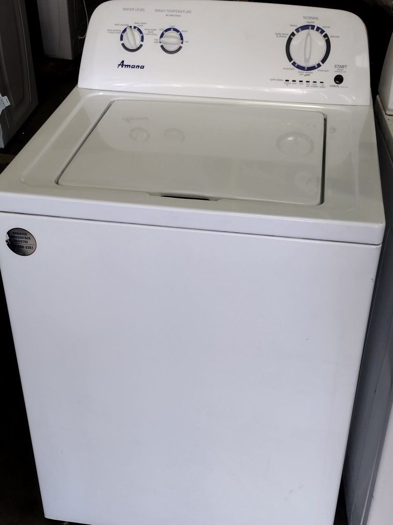 Amana White Top Load Washing Machine