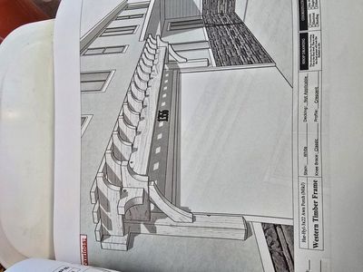 Pergola Garage Awning 3x22