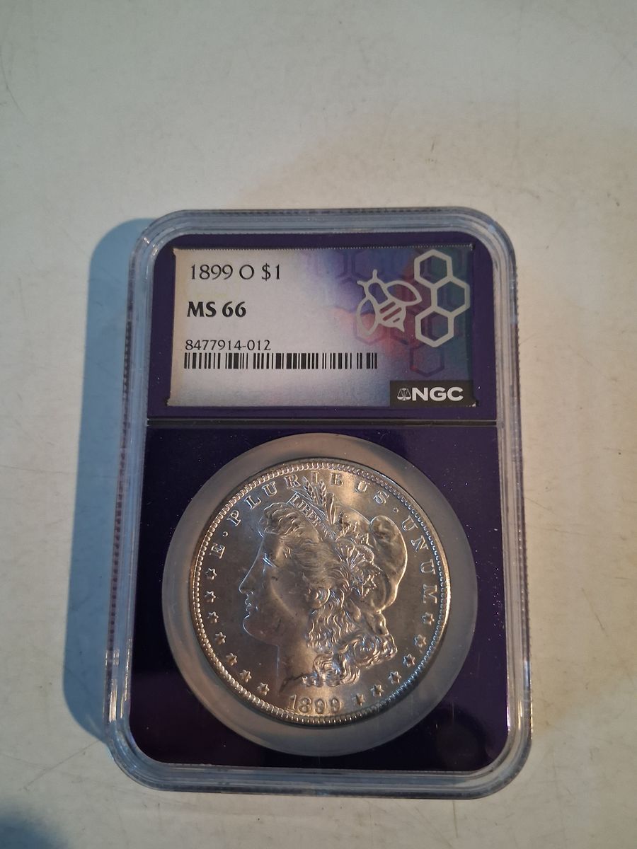 1899-O Morgan Silver Dollar NGC MS66 Graded Coin