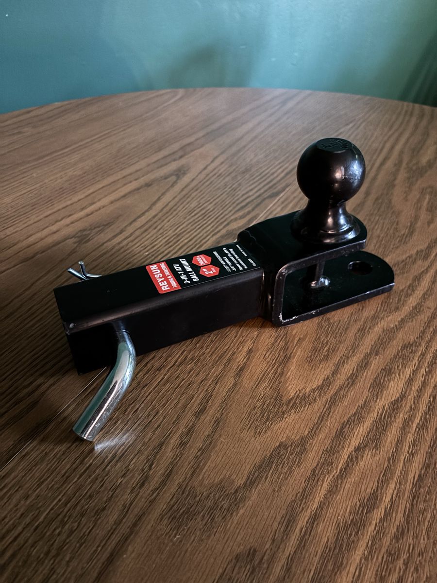 Tri Ball Trailer Hitch Mount w/ Pin • 2” Ball