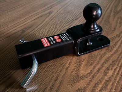 Tri Ball Trailer Hitch Mount w/ Pin • 2” Ball