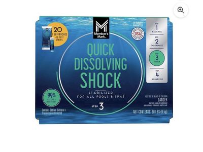 20 lbs Of Swimming Pool Shock Twenty 1-Pound Bags