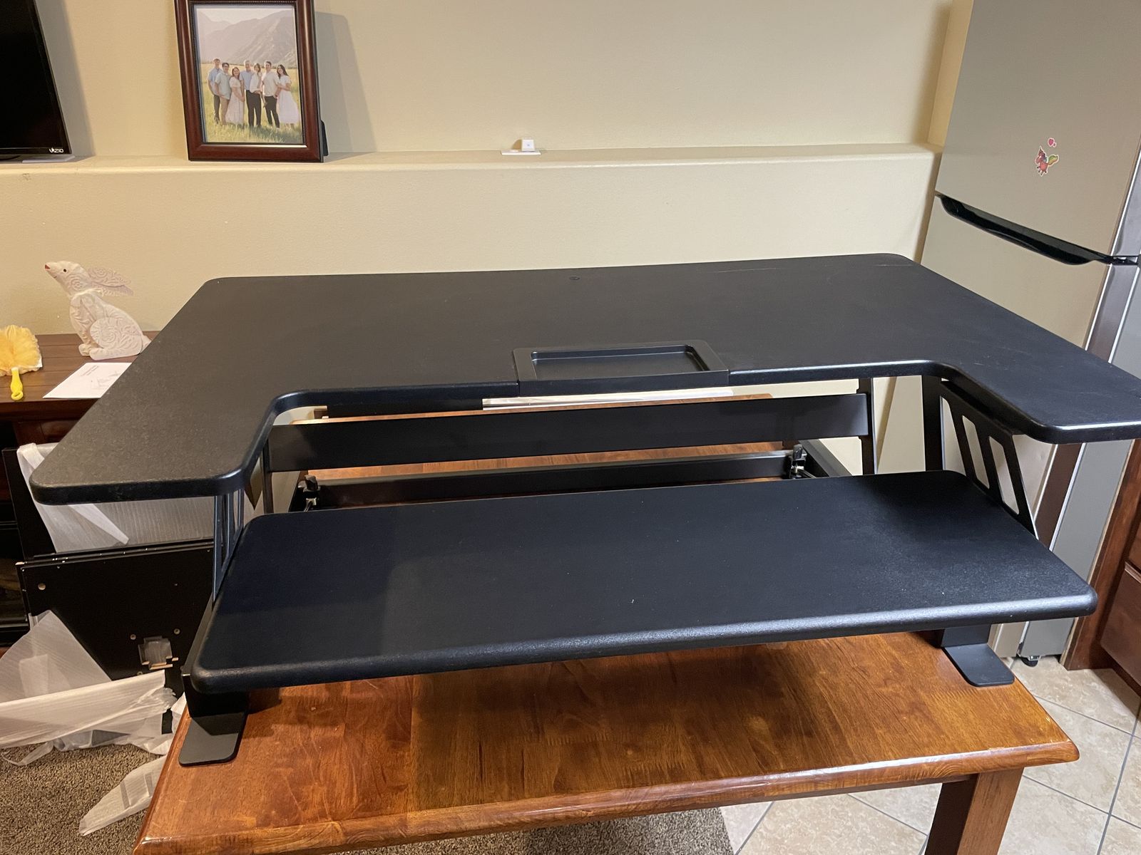 Vivo Standing Desk Converter / Sit Stand Desk Riser Dual Monitor