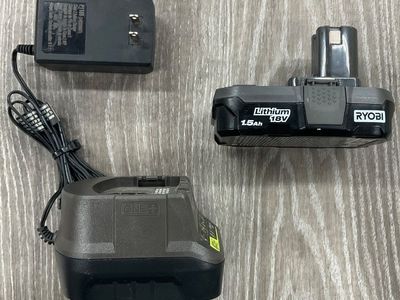 RYOBI 18V 1.5AH BATTERY & CHARGER