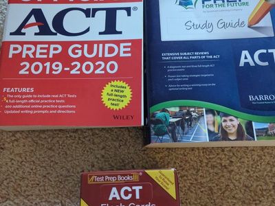 ACT Test Prep Bundle: Official ACT prep guide, Prep for the Future Study Guide, & Flash Cards