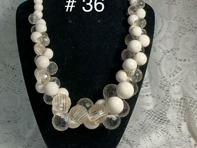 Lot #1 A Large Assortment of Vintage Small Necklaces