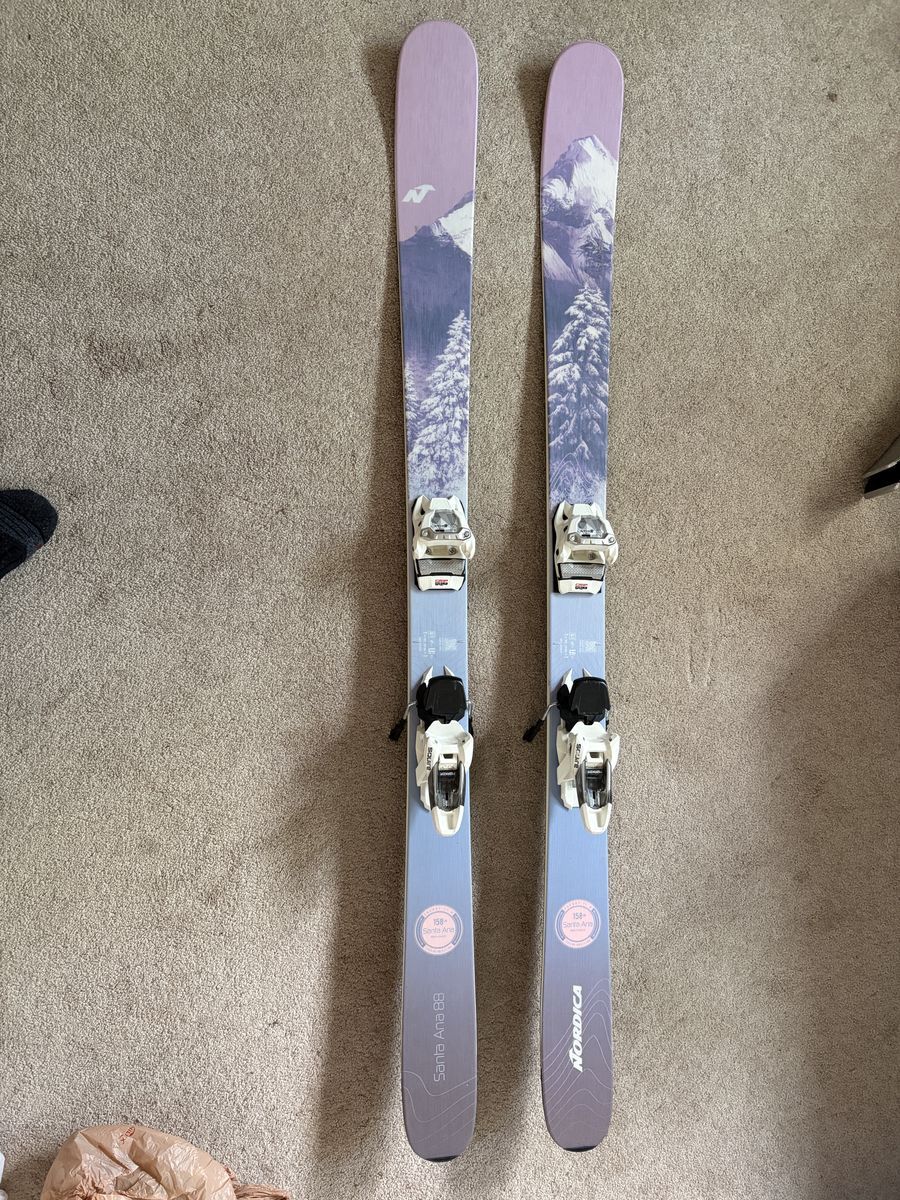 Nordica Santa Ana 88 158cm Skis with Marker Squire 11 Bindings