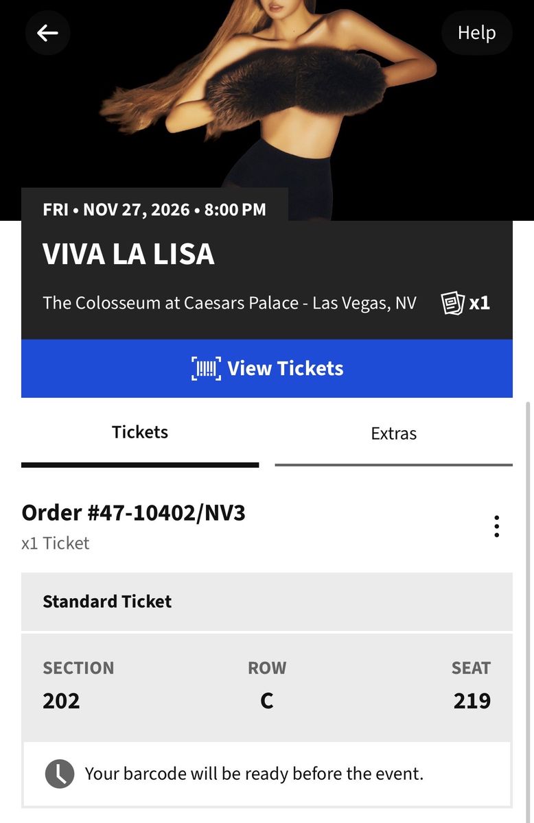 BlackPink Lisa Concert in Las Vegas