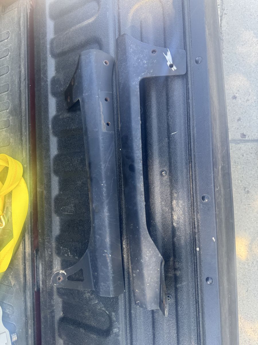 Jeep wrangler JK windshield mounts for light bar.