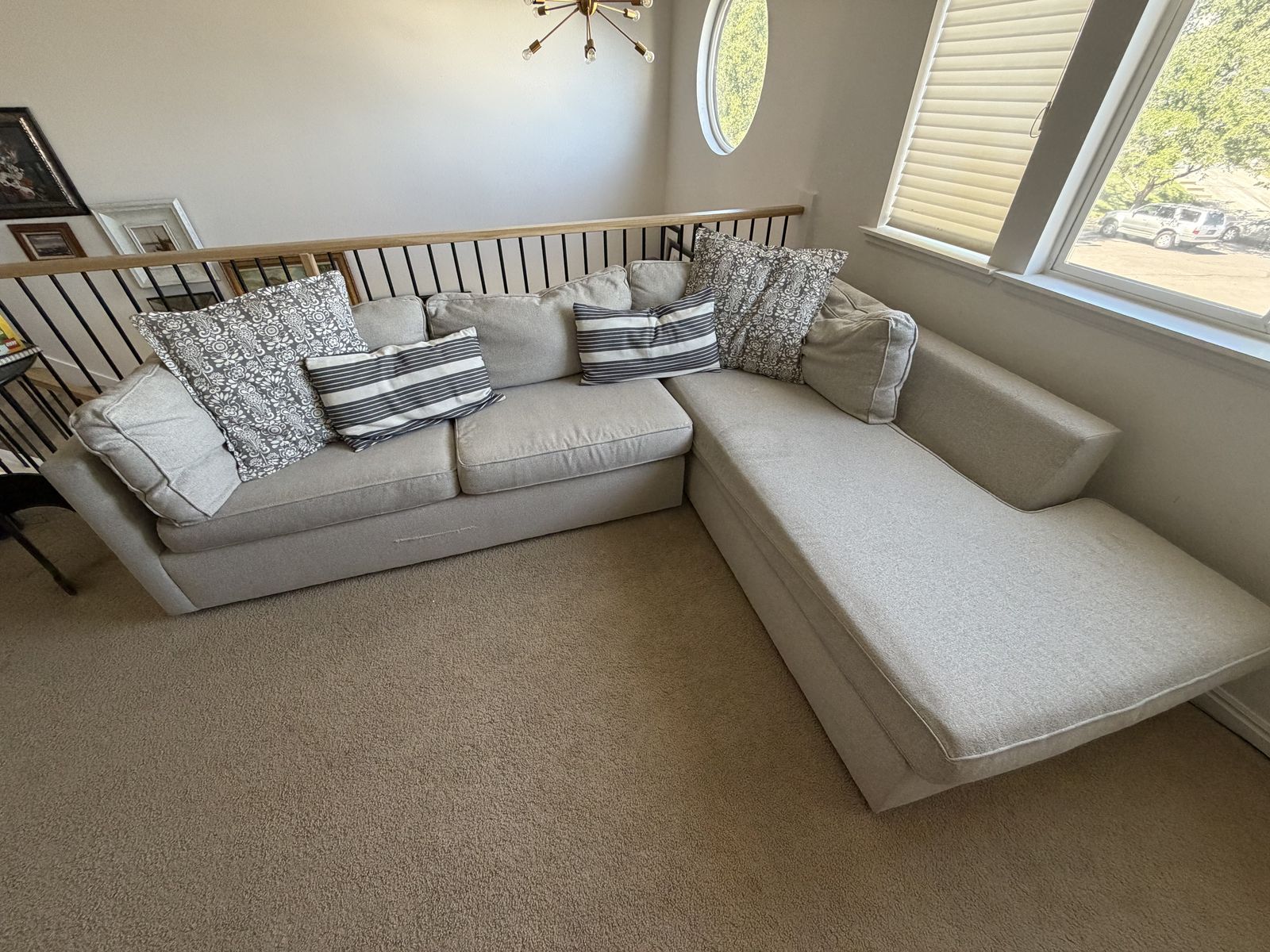 West Elm Sleeper Sectional