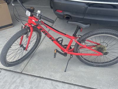 Trek Precaliber 24 Inch Red Kids' Mountain Bike - Great Condition, Ready to Ride!