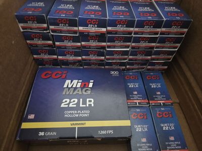 CCi 22LR Sampler pack - Sub, Target, Varmint - 2750 rounds