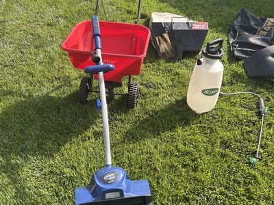 Cleaning out the shed, multiple items for sale as a package deal or separate.